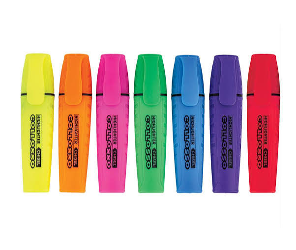 Collosso Chisel Highlighters